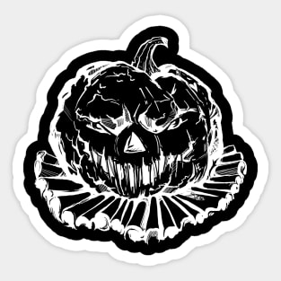 Zombie pumpkin Sticker